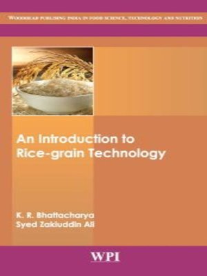 cover image of An Introduction to Rice-grain Technology